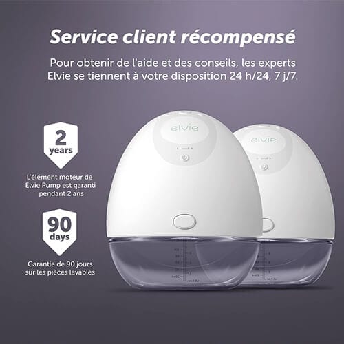 Avis Elvie Pump tire-lait mains libres 4 Tire lait Elvie-Pump double