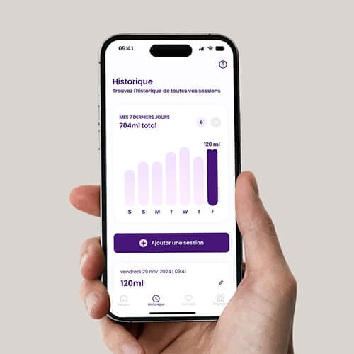 Avis tire-lait Perifit Pump mains libre 5 Application Perifit