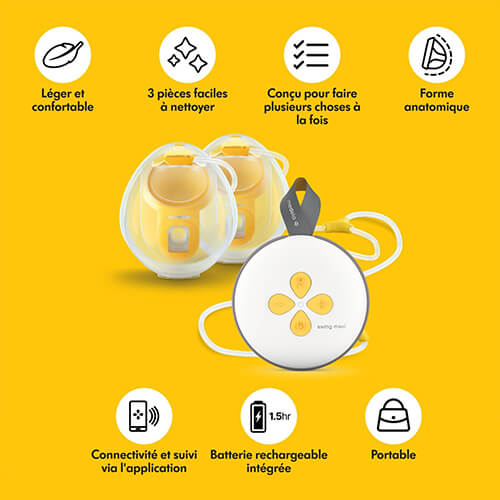 Avis Medela Swing Maxi Hands-Free 10 Medela Swing Maxi Hands-Free nomade