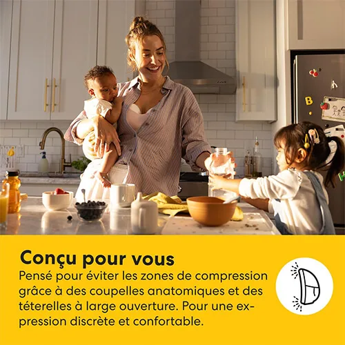Medela Motion InBra compatible lave-vaisselle