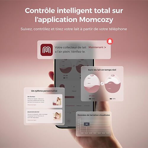 Momcozy air one contrôle intelligent avec application