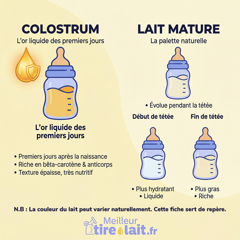 Couleur du lait maternel : ce que révèlent ses teintes 2 Couleur de lait maternel
